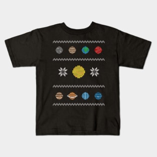 Solar System Christmas Kids T-Shirt